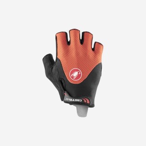 Men Castelli ARENBERG GEL 2 Gloves Red / Black | AQC-620854