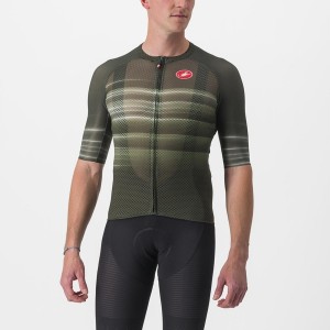 Men Castelli CLIMBER'S 3.0 SL2 Jersey Deep Green | WXU-148093