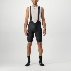 Men Castelli COMPETIZIONE Bib Shorts Black | AMH-516873