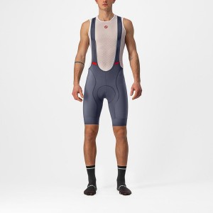 Men Castelli COMPETIZIONE Bib Shorts Blue | YGP-310678