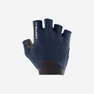 Men Castelli ENDURANCE Gloves Blue | GHI-520641