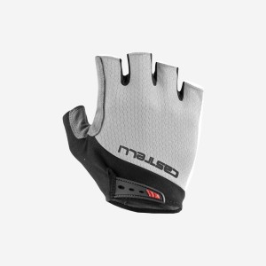 Men Castelli ENTRATA V Gloves White | WBA-570286