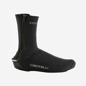 Men Castelli ESPRESSO Shoecovers Black | AIK-986301