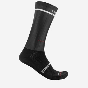 Men Castelli FAST FEET 2 Socks Black | GRW-627184