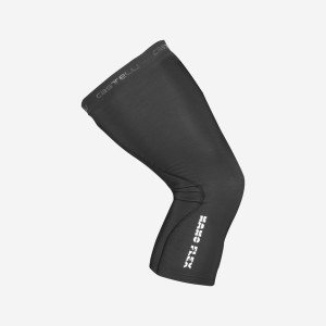 Men Castelli NANO FLEX 3G KNEEWARMER Leg Warmer Black | BPR-543260