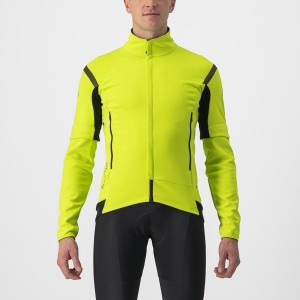 Men Castelli PERFETTO RoS 2 CONVERTIBLE Jackets Light Green / Dark Grey | XWT-194708