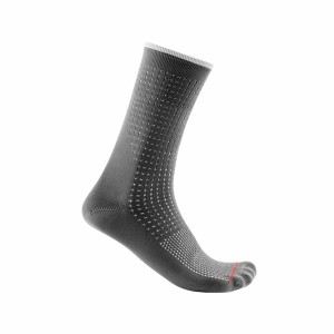 Men Castelli PREMIO 18 Socks Grey | WXU-610543