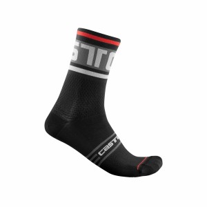 Men Castelli PROLOGO 15 Socks Black | NLQ-594126