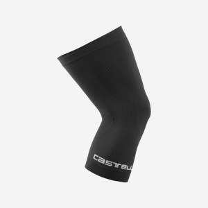 Men Castelli PRO SEAMLESS KNEE WARMER Leg Warmer Black | MJW-509623