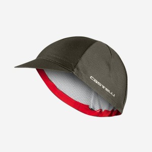 Men Castelli ROSSO CORSA 2 Cap Deep Green | MHQ-248957