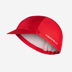 Men Castelli ROSSO CORSA 2 Cap Red | DWH-863074