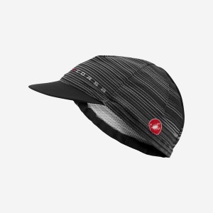 Men Castelli ROSSO CORSA Cap Black | QSK-940158