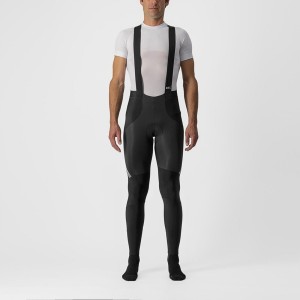 Men Castelli SORPASSO RoS Bib Tights Black / Silver | ATH-419732