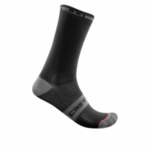 Men Castelli SUPERLEGGERA T 18 Socks Black | BAL-426197