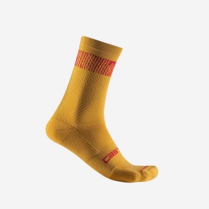 Men Castelli UNLIMITED 18 Socks Red | NYS-381049