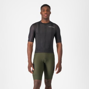 Men Castelli UNLIMITED CARGO Bib Shorts Deep Green | KBC-798143