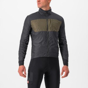 Men Castelli UNLIMITED PUFFY Jackets Black | KDL-156027