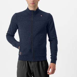 Men Castelli VIGORELLI TRACK Casual Blue | HZG-401235