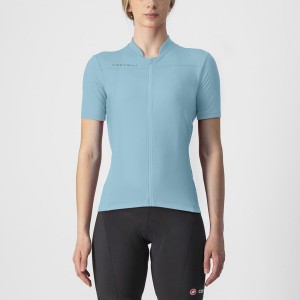 Women Castelli ANIMA 3 Jersey Blue | DCF-659723