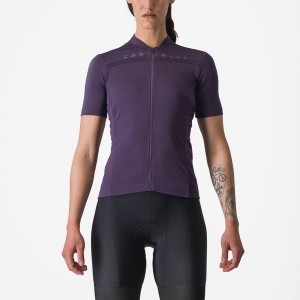 Women Castelli ANIMA 4 Jersey Purple | RBF-907425