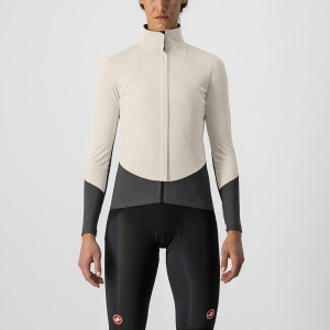 Women Castelli BETA RoS W Jackets Dark Grey | RPB-953417