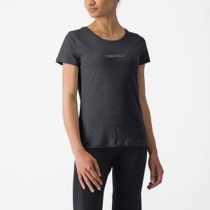 Women Castelli CASTELLI CLASSICO W TEE Casual Black | QNV-963852