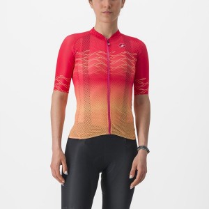 Women Castelli CLIMBER'S 2.0 W Jersey Orange | YXJ-178954