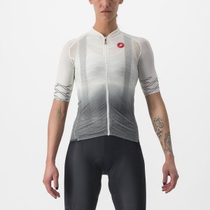 Women Castelli CLIMBER'S 2.0 W Jersey White / Olive | CHJ-268795