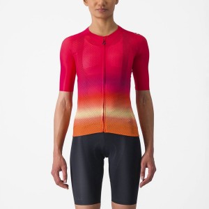 Women Castelli CLIMBER'S 4.0 W Jersey Pink | TUV-857460