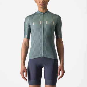 Women Castelli DIMENSIONE Jersey Turquoise | RIE-479835