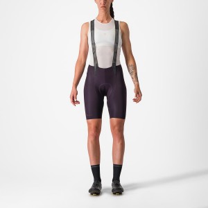 Women Castelli FREE AERO RC W Bib Shorts Black | NOK-236519