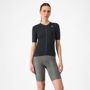 Women Castelli PREMIO W Bib Shorts Grey | TEA-987201