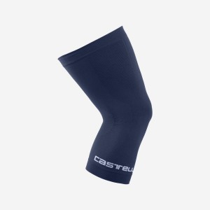 Women Castelli PRO SEAMLESS KNEE WARMER Leg Warmer Blue | NVB-534670