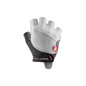 Women Castelli ROSSO CORSA 2 W Gloves White | MBX-082643