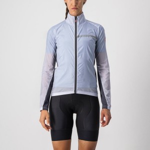 Women Castelli SQUADRA STRETCH W Protection Silver Grey / Dark Grey | YCT-184937