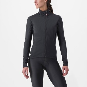 Women Castelli TRANSITION 2 W Jackets Black | AMH-678031