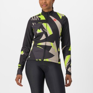 Women Castelli TROPICALE LS Jersey Black | HLK-864325