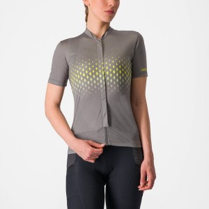 Women Castelli UNLIMITED SENTIERO 3 Jersey Grey | NWV-745029