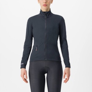 Women Castelli VENTO TRAIL Jackets Black | CMS-839176