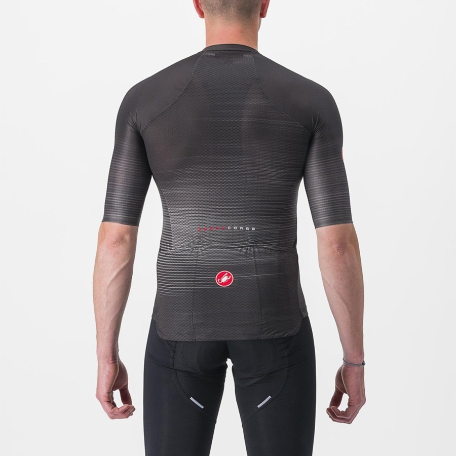 Men Castelli AERO RACE 6.0 Jersey Black | AVK-493568