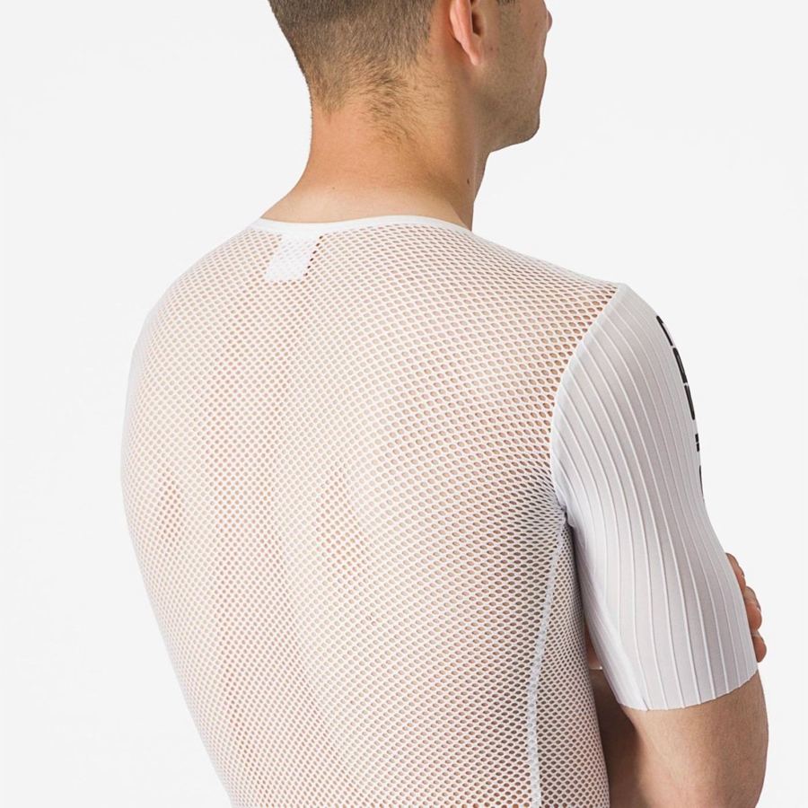 Men Castelli BOLERO SS Base Layer White | MCB-138674