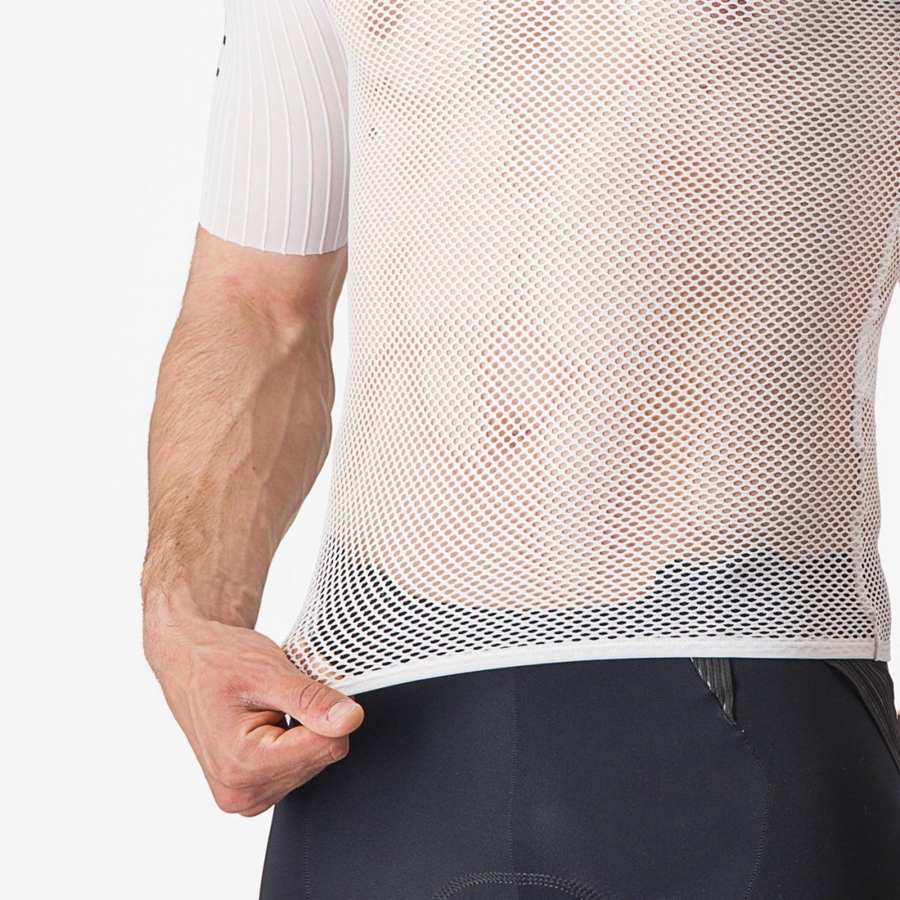 Men Castelli BOLERO SS Base Layer White | MCB-138674