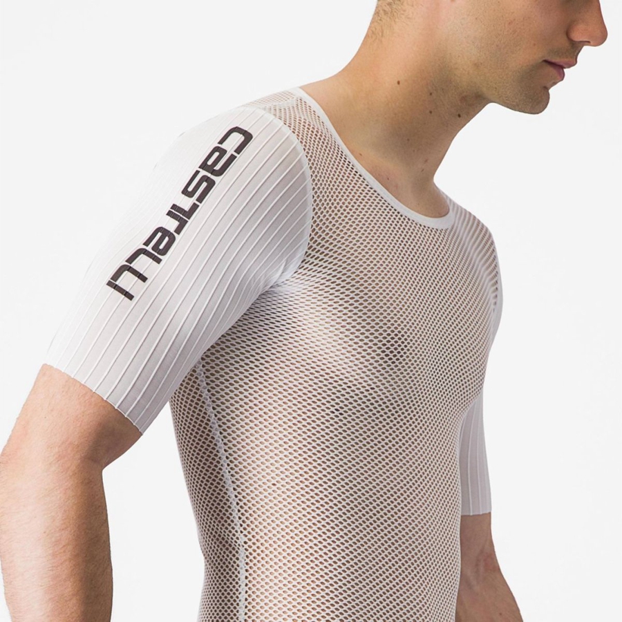 Men Castelli BOLERO SS Base Layer White | MCB-138674