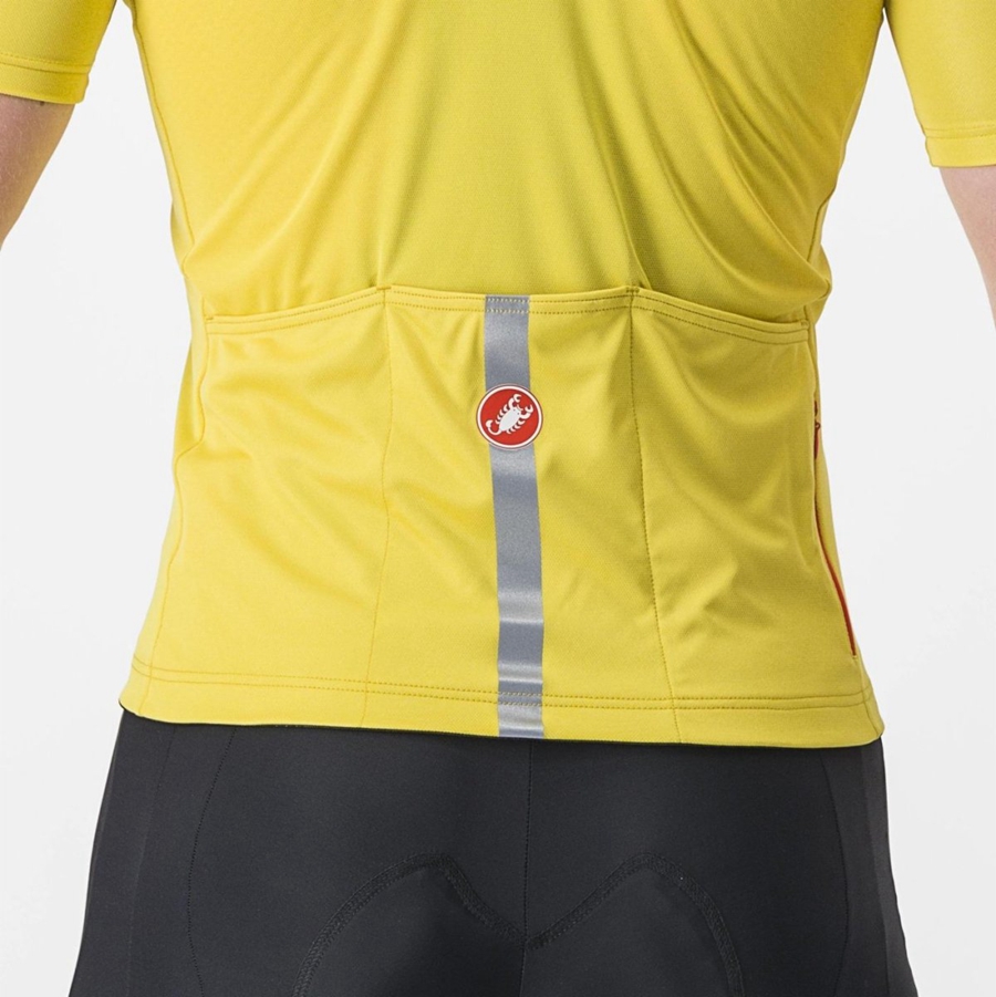 Men Castelli CLASSIFICA Jersey Yellow | RDO-847136