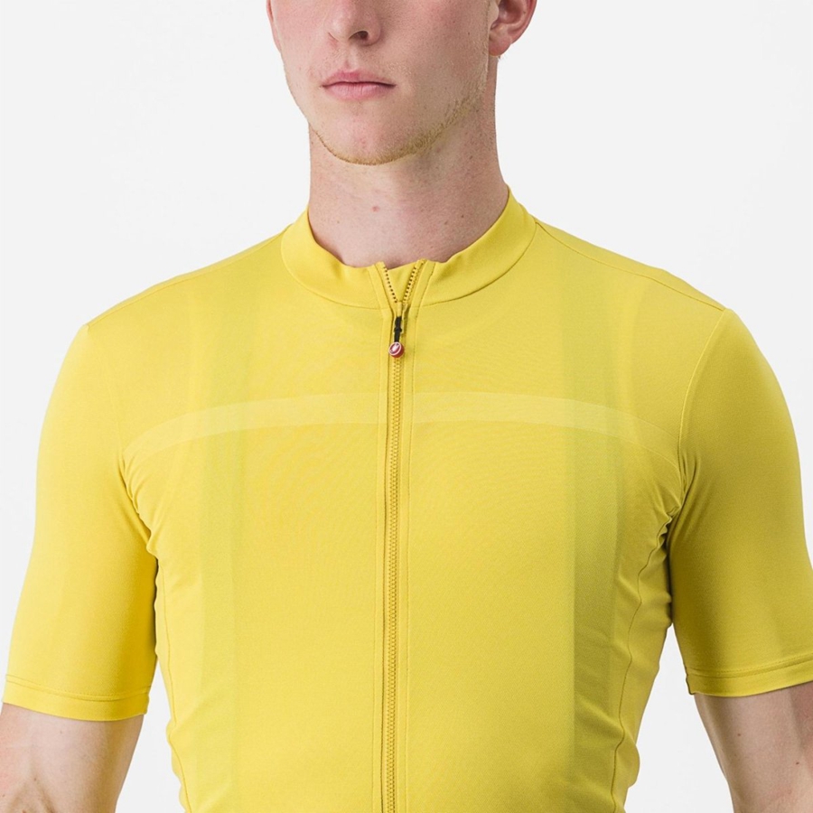 Men Castelli CLASSIFICA Jersey Yellow | RDO-847136