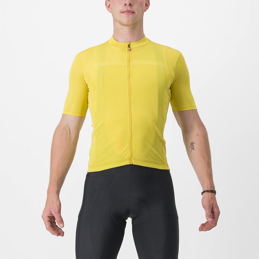 Men Castelli CLASSIFICA Jersey Yellow | RDO-847136