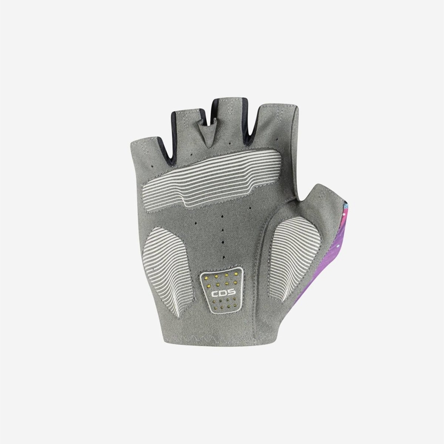 Men Castelli COMPETIZIONE 2 Gloves Multicolor Purple | ADX-451860