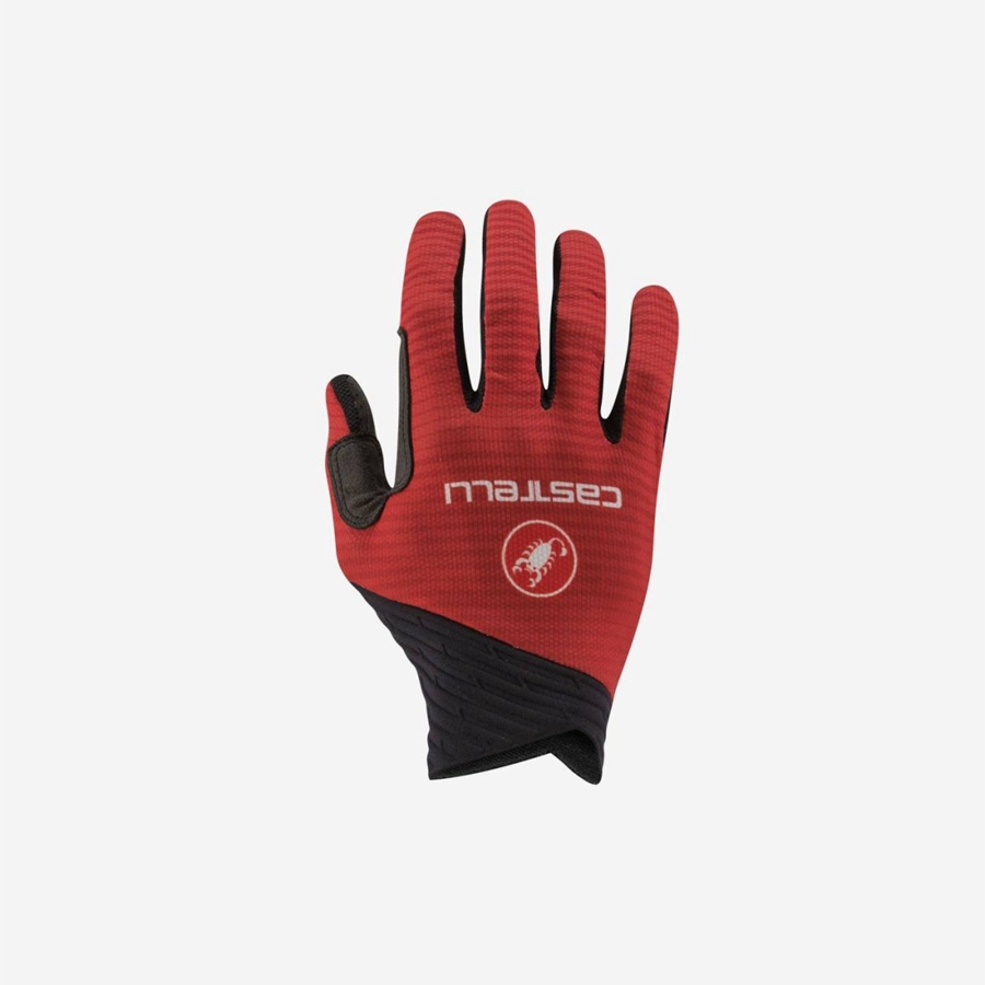 Men Castelli CW 6.1 UNLIMITED Gloves Red | MYU-815427