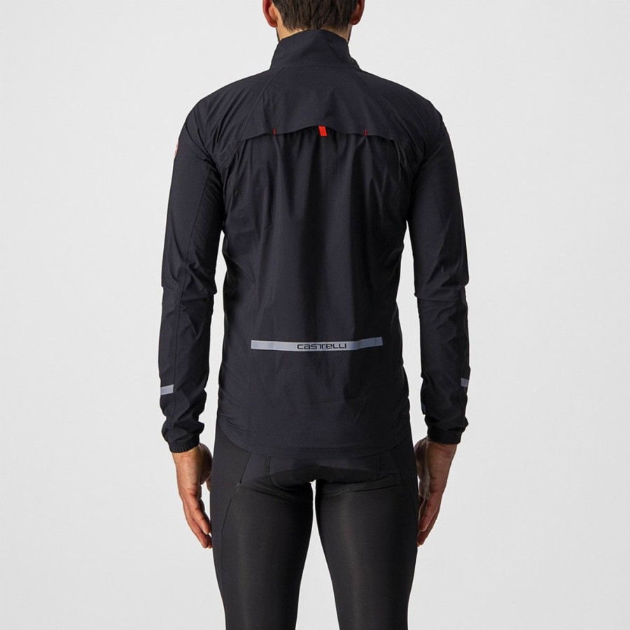 Men Castelli EMERGENCY 2 RAIN Protection Black | FQC-768413