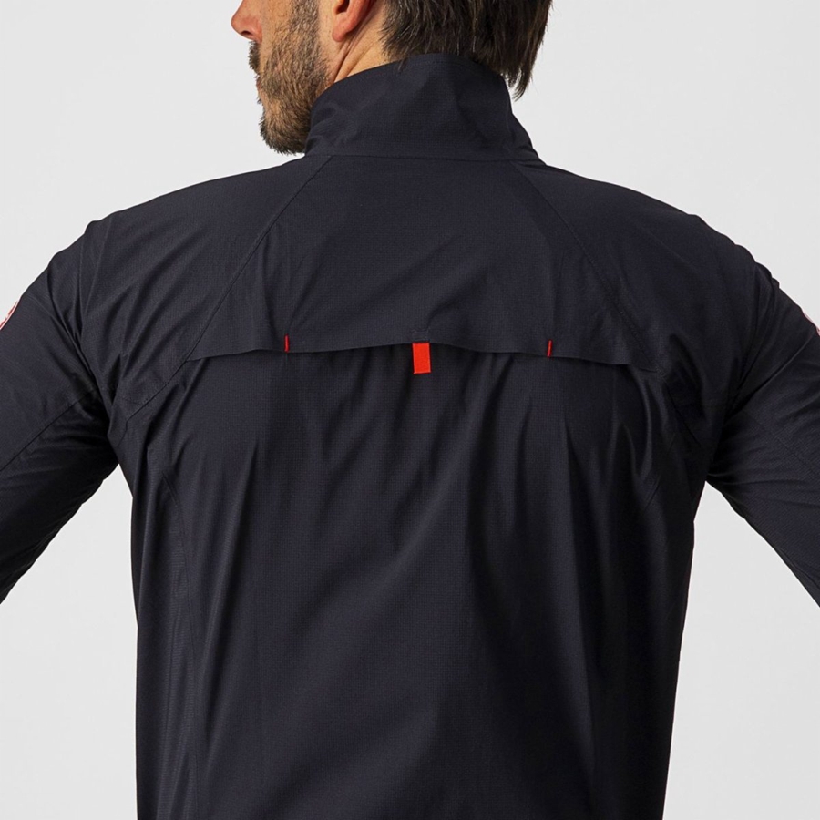 Men Castelli EMERGENCY 2 RAIN Protection Black | FQC-768413